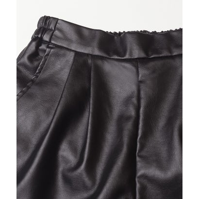 ユース フェイクレザーショートパンツ （Brown）｜詳細画像