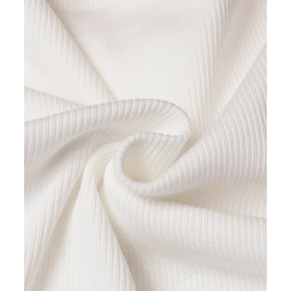 ユース 裏起毛リブサイドシャーリングトップス （White）｜詳細画像