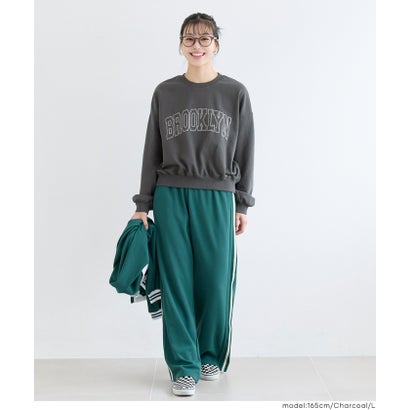 ユース ヘビーウェイト裏毛刺繍トップス （Lt.gray）｜詳細画像