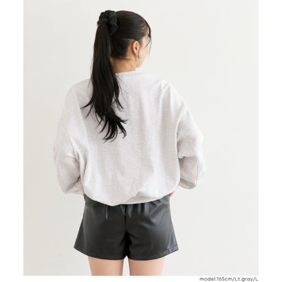ユース ヘビーウェイト裏毛刺繍トップス （Charcoal）｜詳細画像