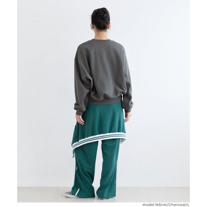 ユース ヘビーウェイト裏毛刺繍トップス （Charcoal）｜詳細画像