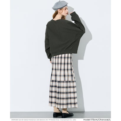 【グレムリン別注】COTTON from the U.S裏毛プリントスウェットトップス （Gray）｜詳細画像