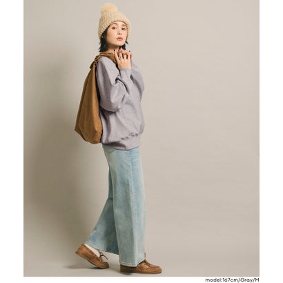 コカ coca COTTON from the U.S.裏毛ベロアワッペンスウェットトップス （Navy）｜詳細画像