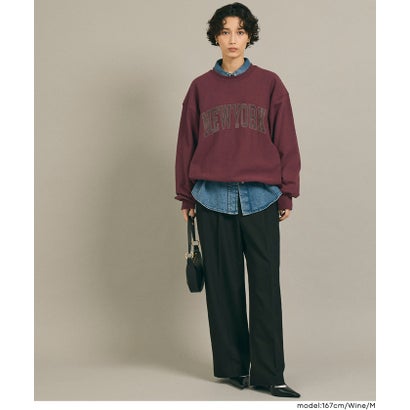 コカ coca COTTON from the U.S.裏毛ベロアワッペンスウェットトップス （Gray）｜詳細画像