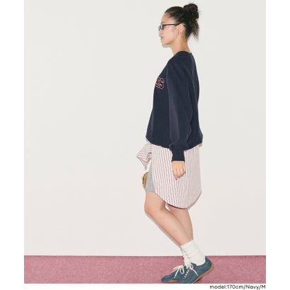 コカ coca COTTON from the U.S.裏毛ベロアワッペンスウェットトップス （Gray）｜詳細画像