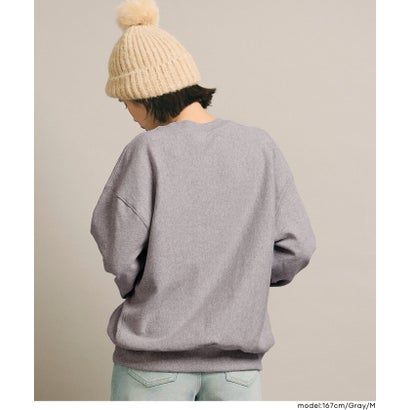 コカ coca COTTON from the U.S.裏毛ベロアワッペンスウェットトップス （Gray）｜詳細画像