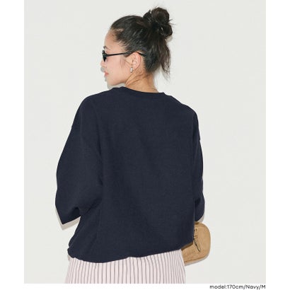 コカ coca COTTON from the U.S.裏毛ベロアワッペンスウェットトップス （White）｜詳細画像