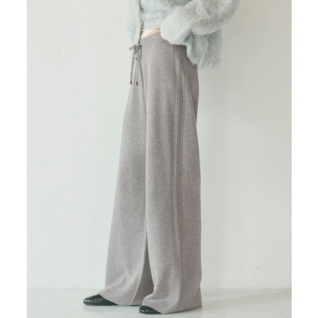 ニットラインパンツ （Gray）