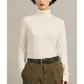 モイスチャーハイネックニットトップス （Ivory）