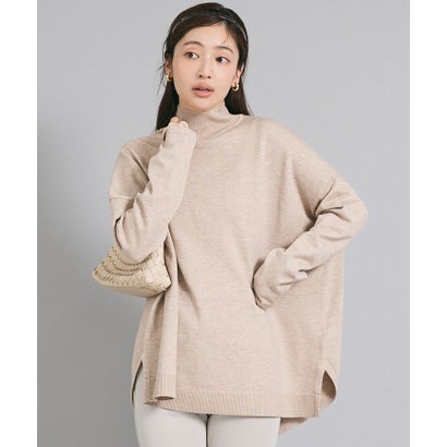 コカ coca ハイネックビックニットトップス （Beige）｜詳細画像