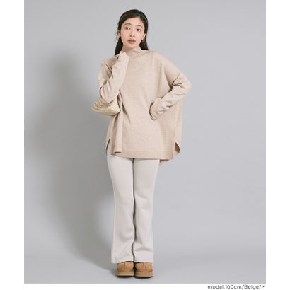 コカ coca ハイネックビックニットトップス （Khaki）｜詳細画像