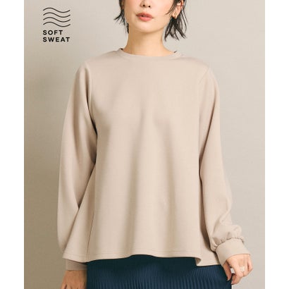 コカ coca ソフトスウェットフレアバッグジップトップス （Lt.beige）｜詳細画像