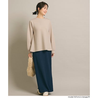 コカ coca ソフトスウェットフレアバッグジップトップス （Lt.beige）｜詳細画像