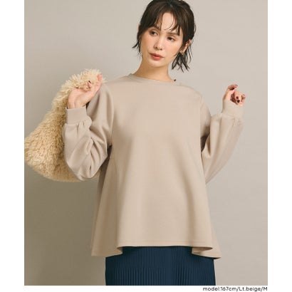 コカ coca ソフトスウェットフレアバッグジップトップス （Lt.beige）｜詳細画像