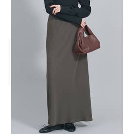 サテンフレアスカート （Khaki）