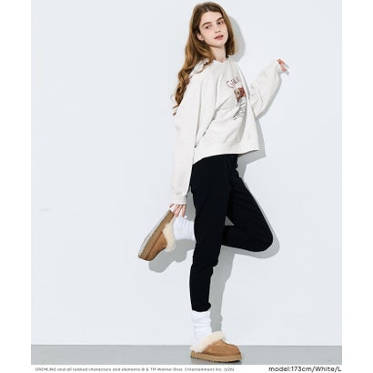 【グレムリン別注】COTTON from the U.S裏毛フォトプリントスウェットトップス （White）｜詳細画像