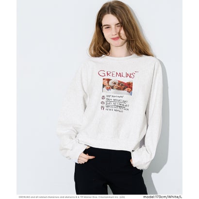 【グレムリン別注】COTTON from the U.S裏毛フォトプリントスウェットトップス （Gray）｜詳細画像