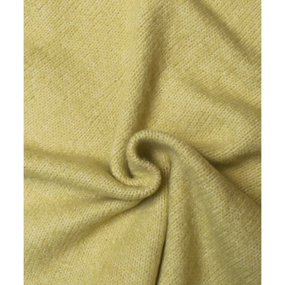 ヤク風Aラインニットトップス （Yellow）｜詳細画像