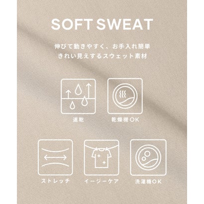 コカ coca ソフトスウェットバックリボントップス （Black）｜詳細画像