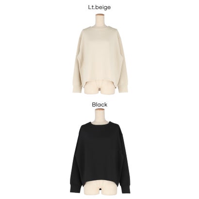 コカ coca ソフトスウェットバックリボントップス （Lt.beige）｜詳細画像
