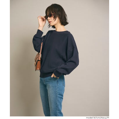COTTON from the U.S.裏毛スウェットトップス （Navy）｜詳細画像