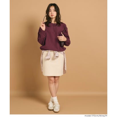 COTTON from the U.S.裏毛スウェットトップス （White）｜詳細画像