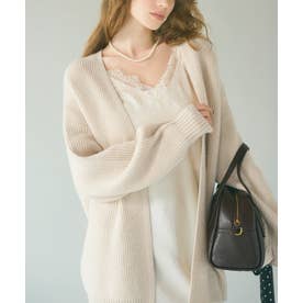 オーバーサイズニットカーディガン （Lt.beige）