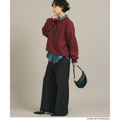 裏微起毛ワイドスラックス （Black）｜詳細画像