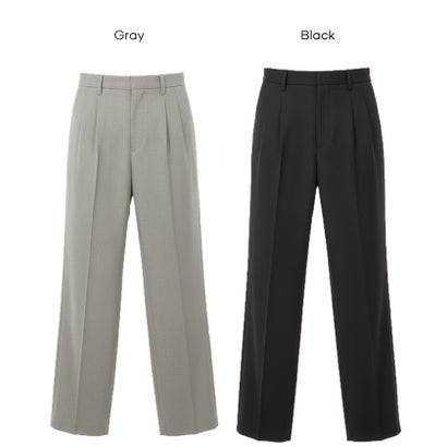 裏微起毛ワイドスラックス （Gray）｜詳細画像