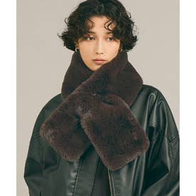フェイクファースリムティペット （Brown）