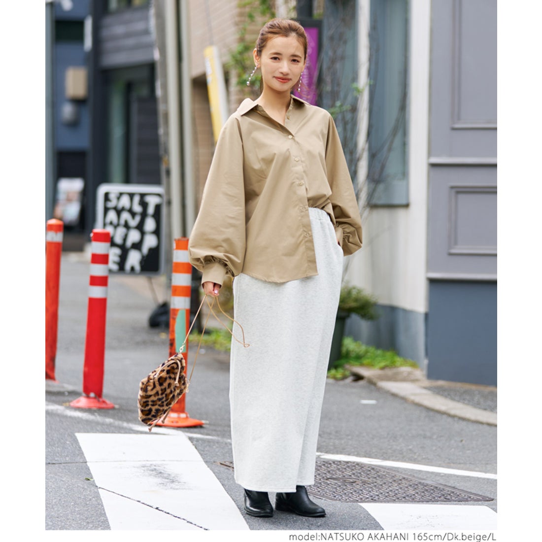 コカ coca ビックシルエットドルマンシャツ （White） -ファッション