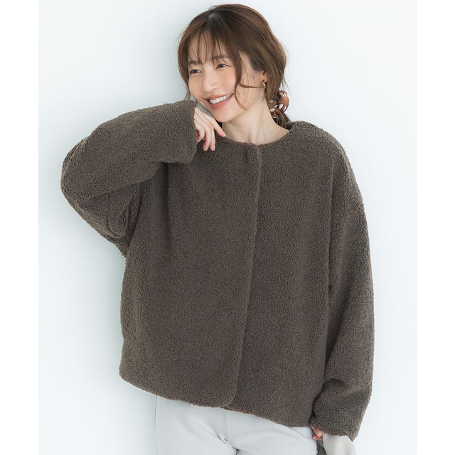 ボアブルゾン （Brown）