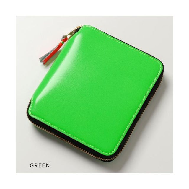 COMME DES GARCONS 二つ折り財布 SA2100SF SUPER FLUO WALLET  （GREEN/グリーン他）
