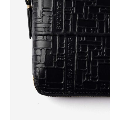 COMME DES GARCONS EMBOSSED LOGOTYPE エンボス （BLACK/ブラック）｜詳細画像