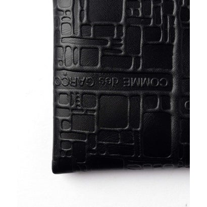 COMME DES GARCONS EMBOSSED LOGOTYPE エンボスロゴタイプ （BLACK/ブラック）｜詳細画像