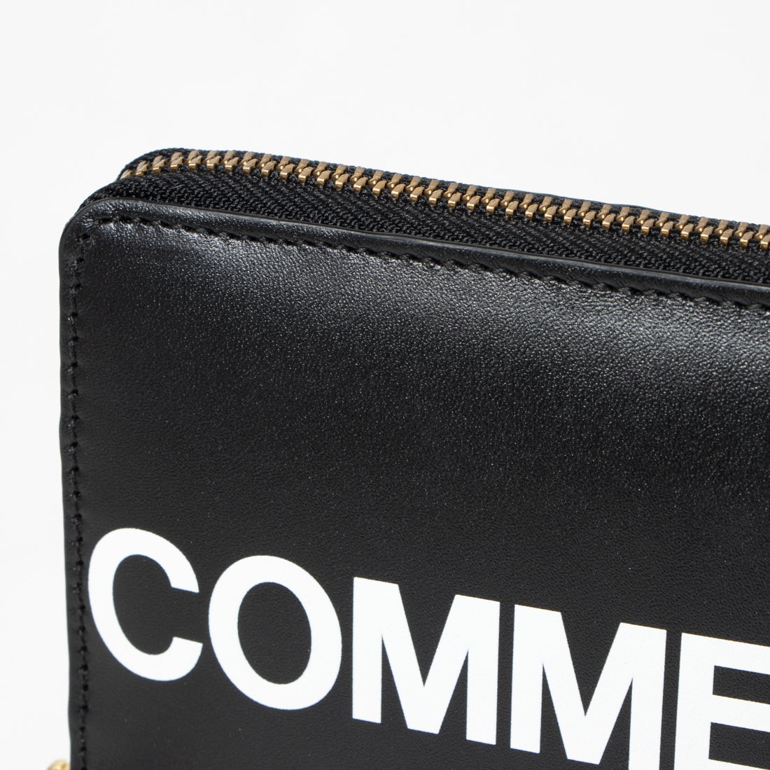 コムデギャルソン Comme des Garcons COMME DES GARCON ビッグロゴ 長財布 小銭入れが使いやすい 高級本革  （BLACK）