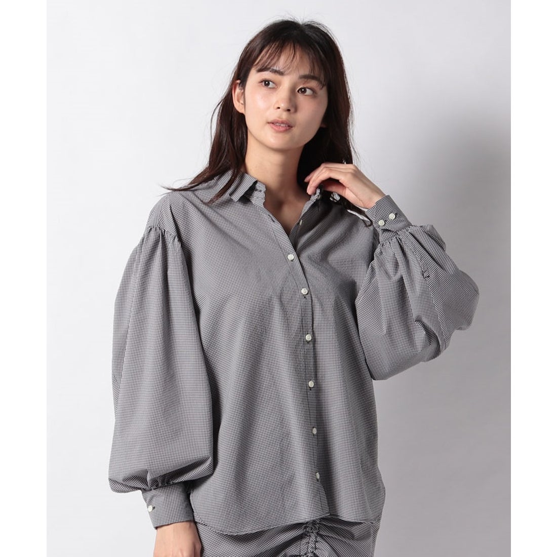 コエル COEL 裾絞りシャツ （ライトグレー） - ファッション通販 d fashion