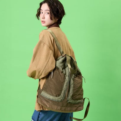 キルトナップサック（Quilt Knapsack） （KHAKI）｜詳細画像