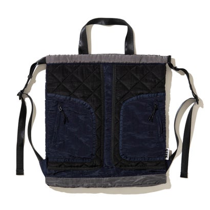 キルトナップサック（Quilt Knapsack） （BLACK）｜詳細画像