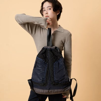 キルトナップサック（Quilt Knapsack） （BLACK）｜詳細画像