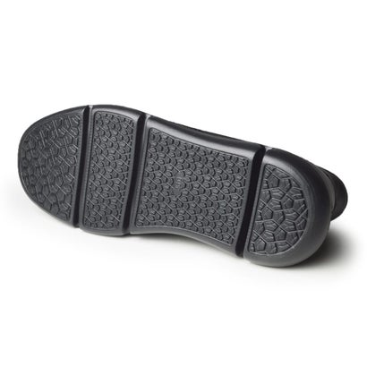 コア クッション CORE CUSHION メンズ スニーカー スリッポン ランニングシューズ 軽量 撥水 幅広 4E 通気性 メッシュ 靴 ハンズフリー ウォーキング 着脱簡単 衝撃吸収 靴 メンズシューズ （ブラック）｜詳細画像