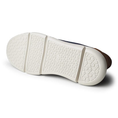 コア クッション CORE CUSHION メンズ スニーカー スリッポン ランニングシューズ 軽量 撥水 幅広 4E 通気性 メッシュ 靴 ハンズフリー ウォーキング 着脱簡単 衝撃吸収 靴 メンズシューズ （ネイビー）｜詳細画像