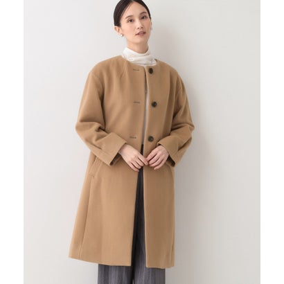 コルディア CORDIER ノーブル丸首コート （ネイビー(094)）｜詳細画像