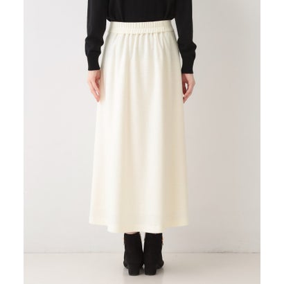 【セットアップ】リュクスウール混スムースジャージスカート （ネイビー(094)）｜詳細画像