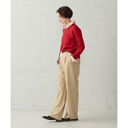 コムサモデルズ COMME CA MODELS 【美しいベーシックパンツ】裏メッシュ ワイドパンツ （ブラック）｜詳細画像