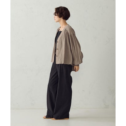 コムサモデルズ COMME CA MODELS 【美しいベーシックパンツ】裏メッシュ ワイドパンツ （グレー系その他）｜詳細画像