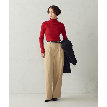 コムサモデルズ COMME CA MODELS 【美しいベーシックパンツ】裏メッシュ ワイドパンツ （グレー系その他）｜詳細画像