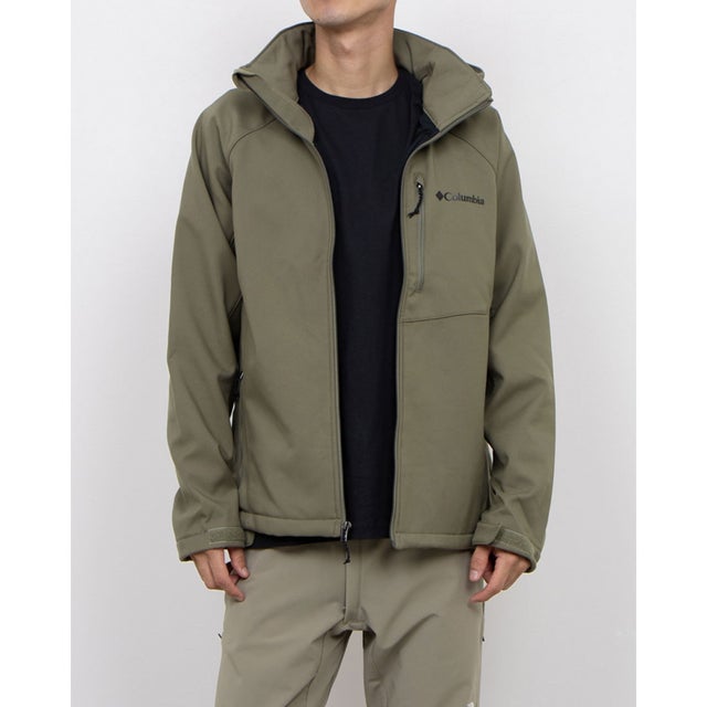 メンズ アウトドア アウトドアジャケット カスケードリッジIIIソフトシェル WE6885 （Stone Green）
