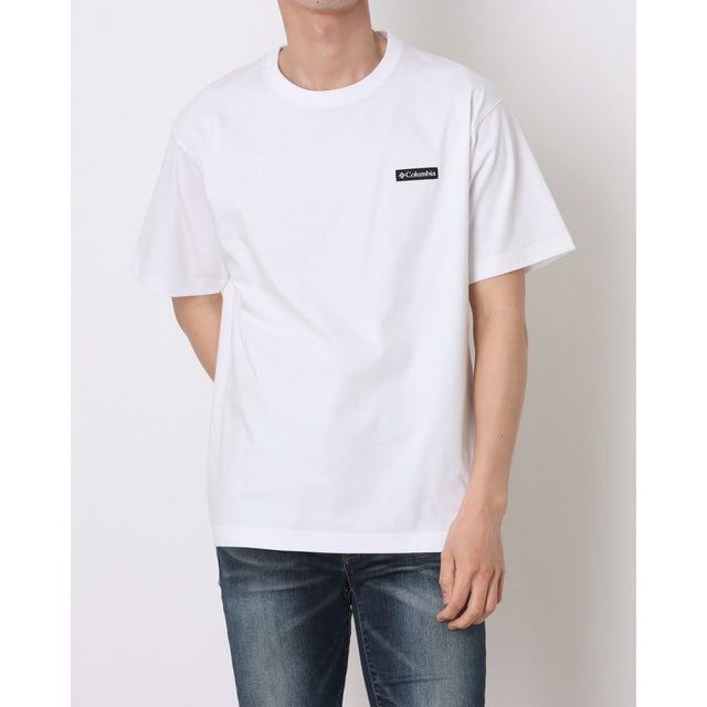 メンズ トレッキング 半袖Tシャツ SMU スリーピービュートグラフィックショートスリーブTシャツ PM0992 （White）