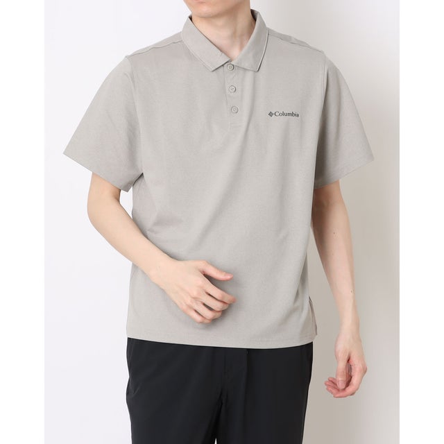 メンズ トレッキング 半袖シャツ ビヨンドピークポロシャツ XE2196 （Flint Grey）